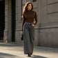 Women's Warm-Lined Wide-Leg Jeans