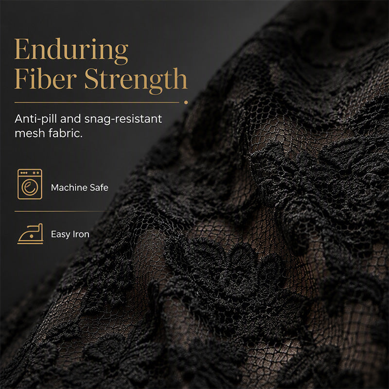 Women's Elegant Long-Sleeve Lace Shirt