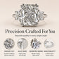 Elegant Square Cut Zircon Ring