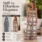 Women's Bohemian Print Smocked Jumpsuit