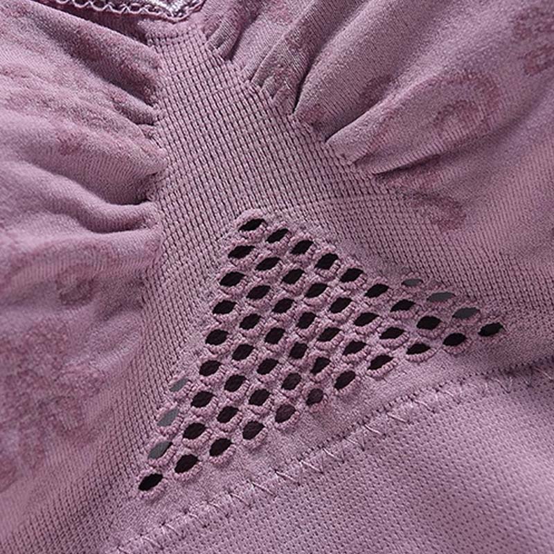High-Support Wireless Lace Bra for Women