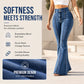 Women's Stretch High Waisted Flare Jeans