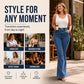 Women's Stretch High Waisted Flare Jeans