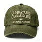 Retro Distressed Embroidered Baseball Cap