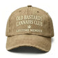 Retro Distressed Embroidered Baseball Cap