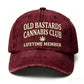 Retro Distressed Embroidered Baseball Cap