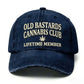 Retro Distressed Embroidered Baseball Cap