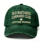 Retro Distressed Embroidered Baseball Cap