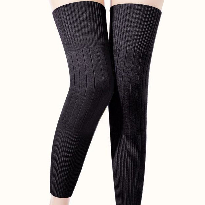 Unisex Extended Cashmere Knee Warmers