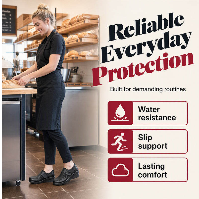 Waterproof  Slip-On  Work Comfort Shoes