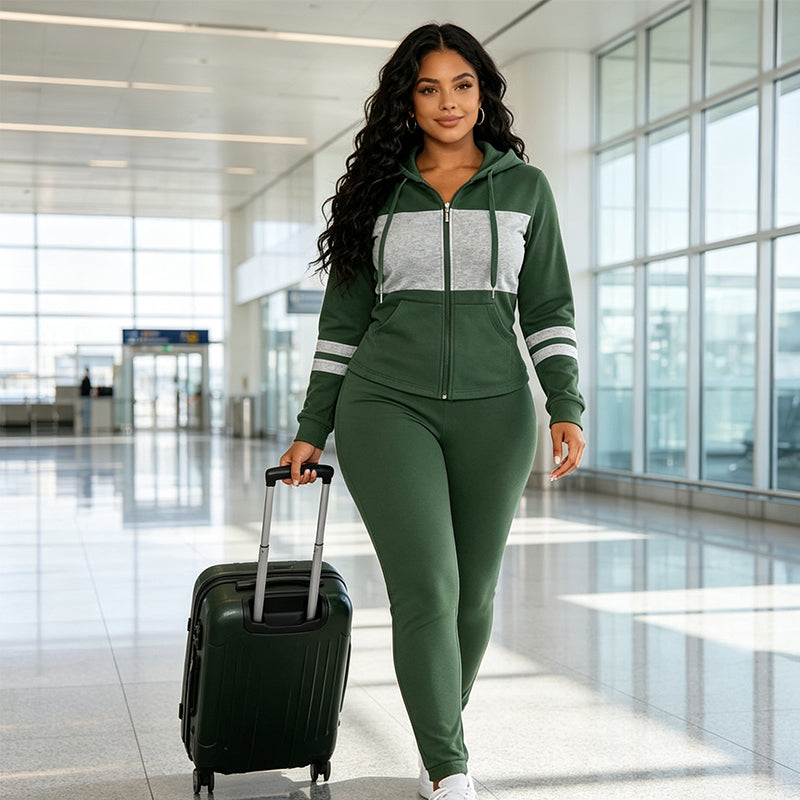💖Women's Casual Slim Fit Hoodie & Pants Set