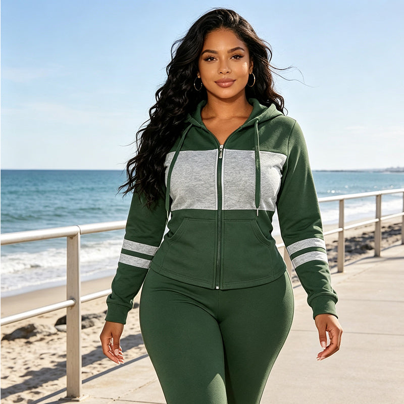 💖Women's Casual Slim Fit Hoodie & Pants Set