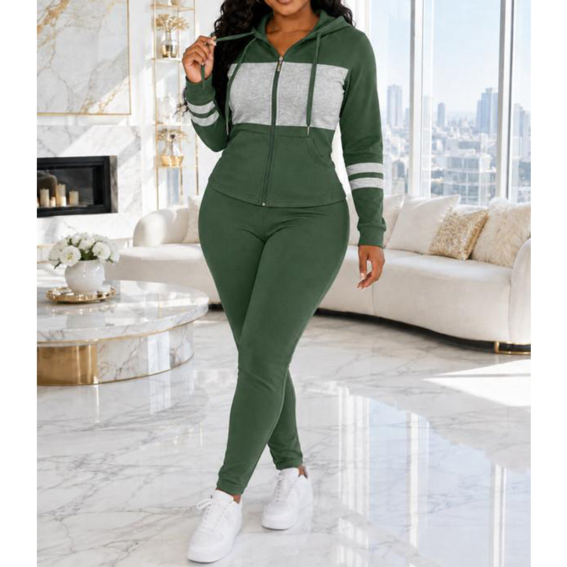 💖Women's Casual Slim Fit Hoodie & Pants Set