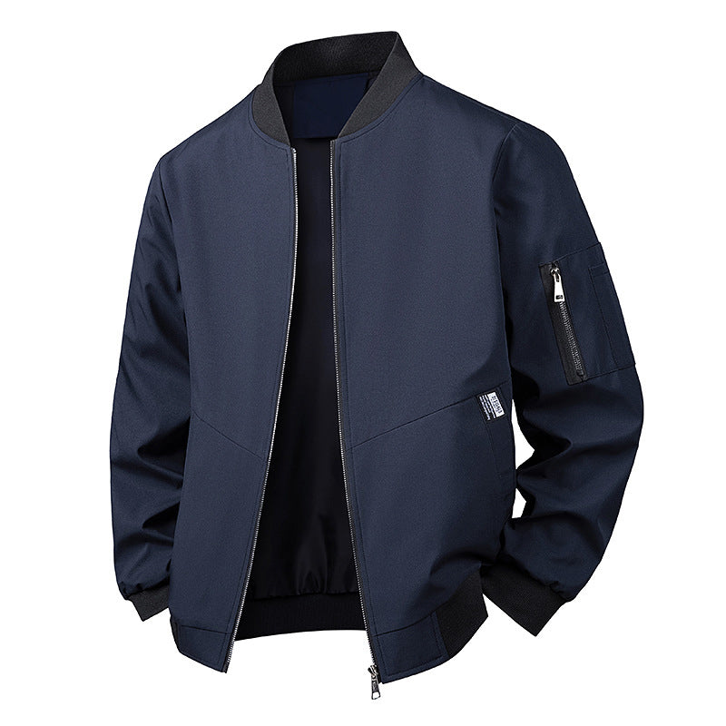 Men's Casual Lightweight Bomber Jacket