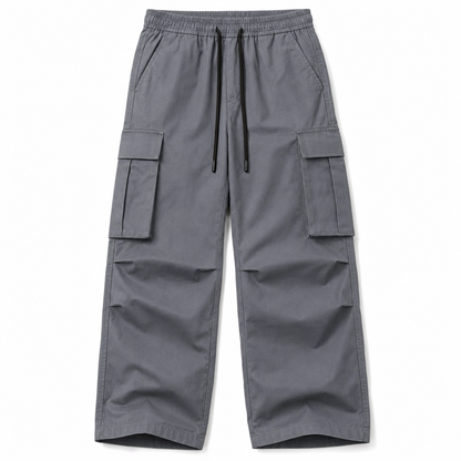 Men's Summer Casual Cargo Pants with Drawstring