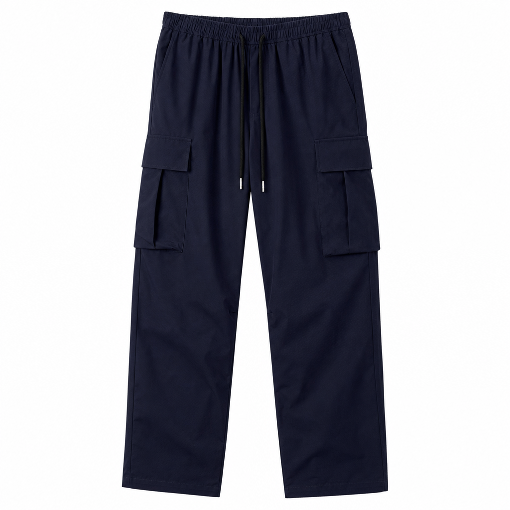 Men's Summer Casual Cargo Pants with Drawstring