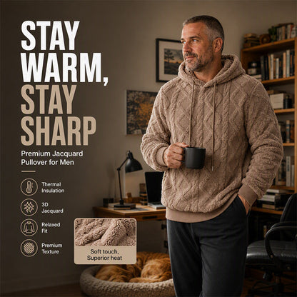 Men's Casual Double-Sided Plush Hoodie