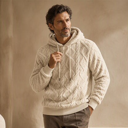 Men's Casual Double-Sided Plush Hoodie