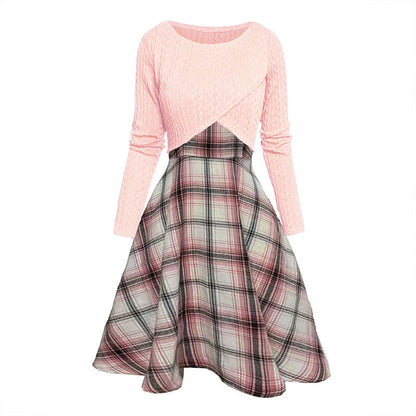 Women's Plaid Two-Piece Set – Chic Style & Effortless Elegance 🤎