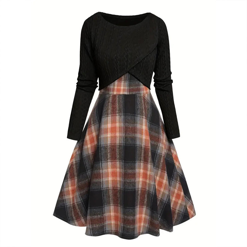 Women's Plaid Two-Piece Set – Chic Style & Effortless Elegance 🤎