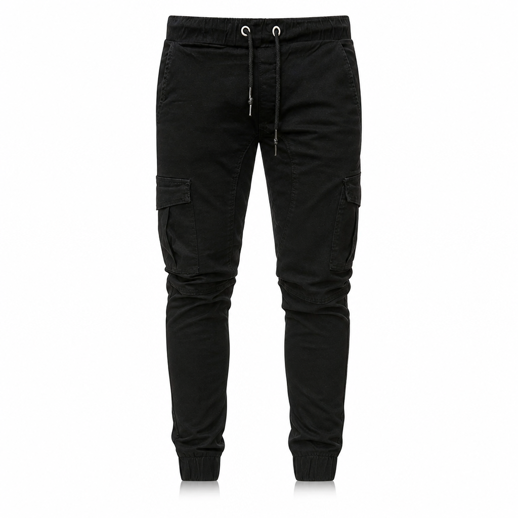 ✨Men's Casual Solid Color Cargo Jogger Pants