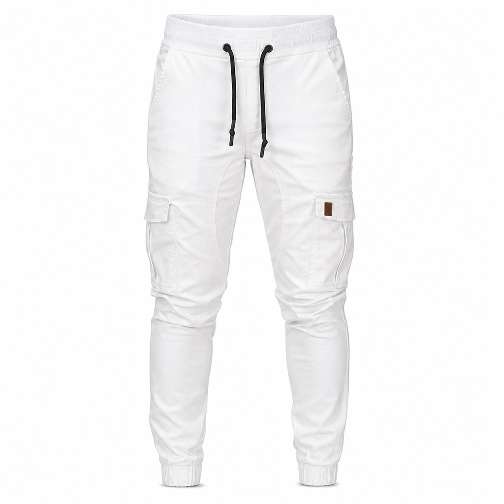 ✨Men's Casual Solid Color Cargo Jogger Pants