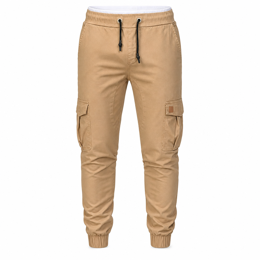 ✨Men's Casual Solid Color Cargo Jogger Pants