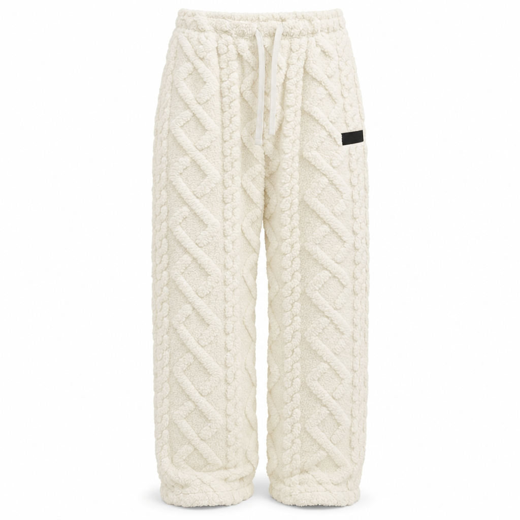 ☁Women's Casual Warm Flannel Lined Lounge Pants