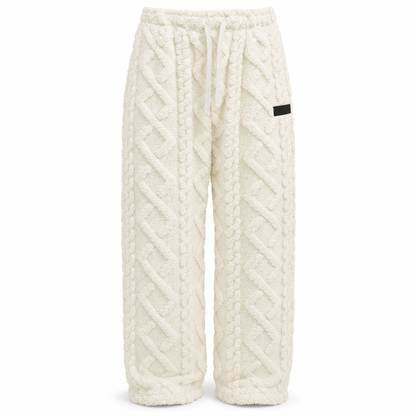 ☁Women's Casual Warm Flannel Lined Lounge Pants