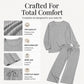Women's Ribbed Knit Top & Straight Pants Set
