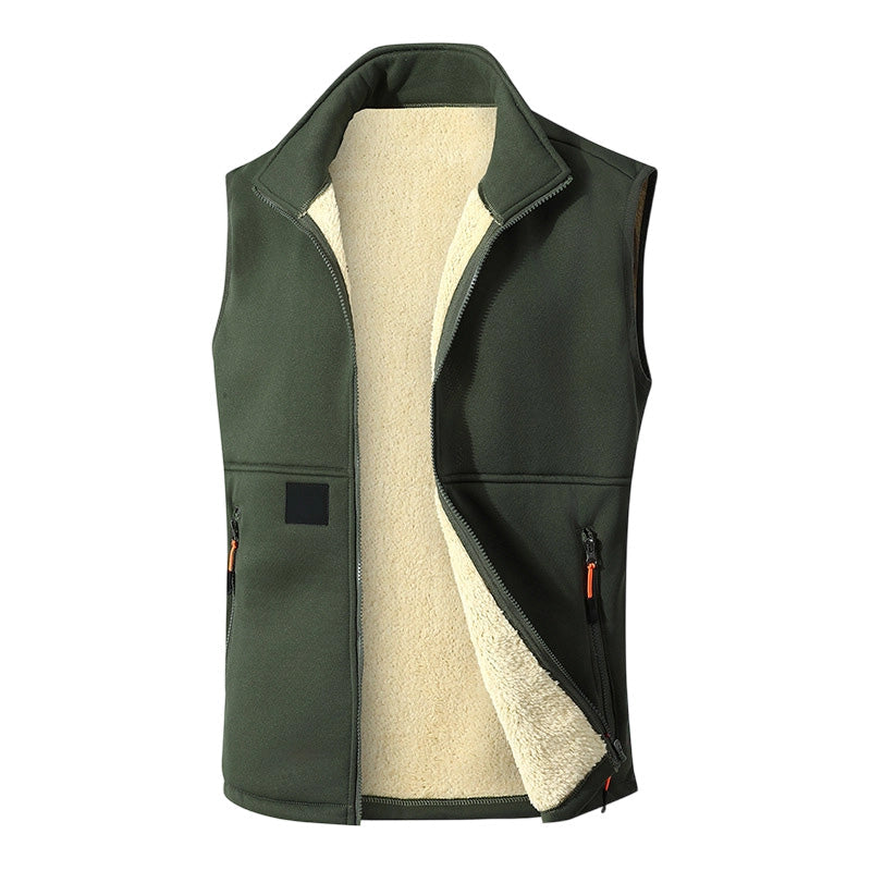 ❄️💕 Unisex Winter Plush-Lined Warm Vest