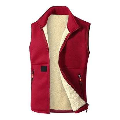 ❄️💕 Unisex Winter Plush-Lined Warm Vest