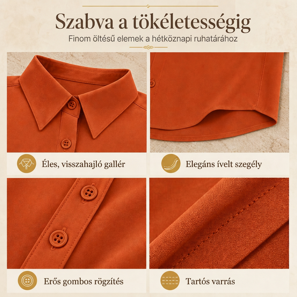 ✨👔 Women's Elegant Casual Long Sleeve Button-Down Blouse – Style and Comfort in One for Every Day✨