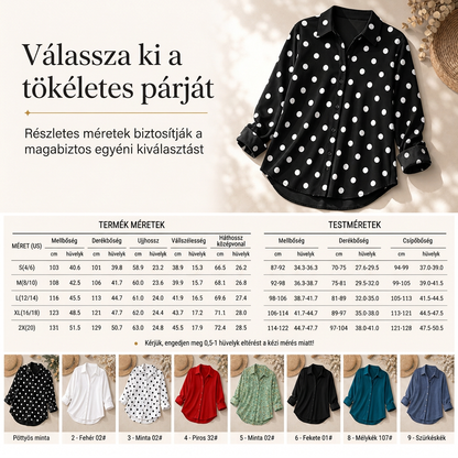✨👔 Women's Elegant Casual Long Sleeve Button-Down Blouse – Style and Comfort in One for Every Day✨