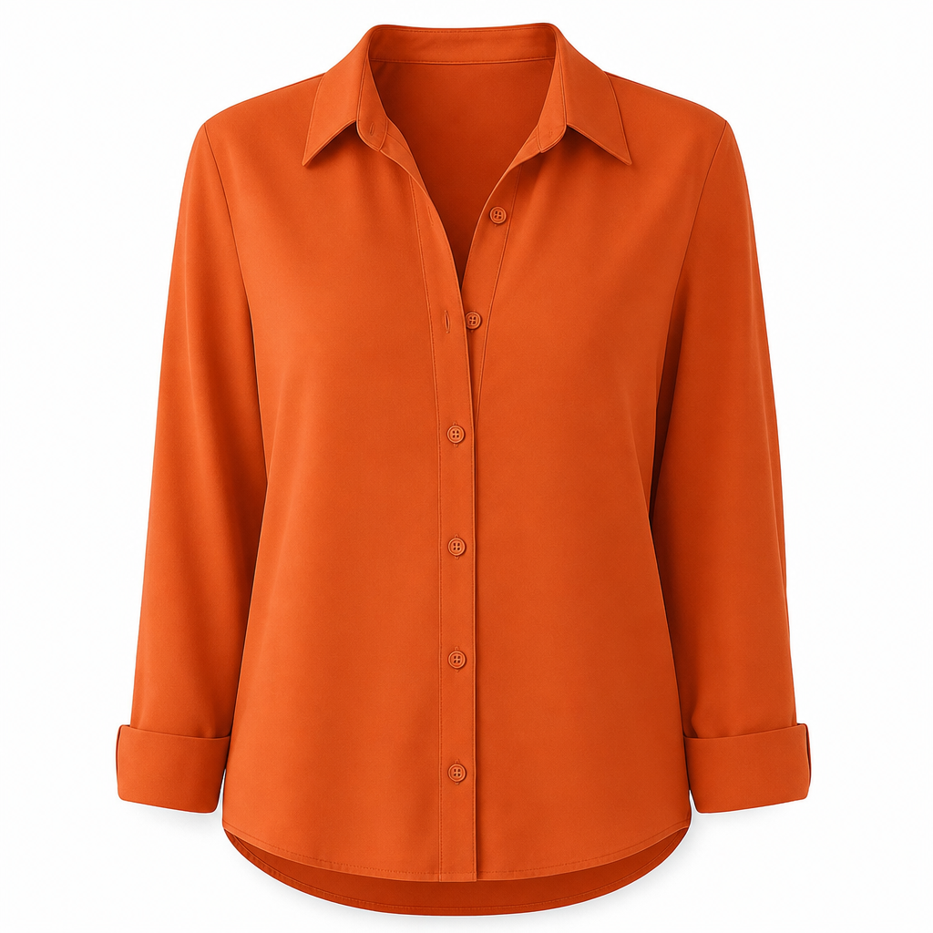 ✨👔 Women's Elegant Casual Long Sleeve Button-Down Blouse – Style and Comfort in One for Every Day✨