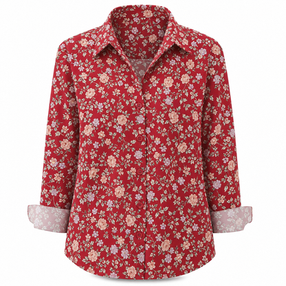 ✨👔 Women's Elegant Casual Long Sleeve Button-Down Blouse – Style and Comfort in One for Every Day✨