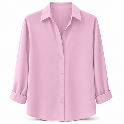 ✨👔 Women's Elegant Casual Long Sleeve Button-Down Blouse – Style and Comfort in One for Every Day✨