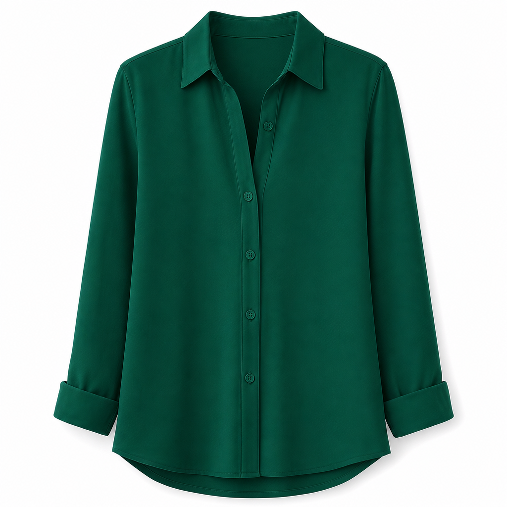 ✨👔 Women's Elegant Casual Long Sleeve Button-Down Blouse – Style and Comfort in One for Every Day✨