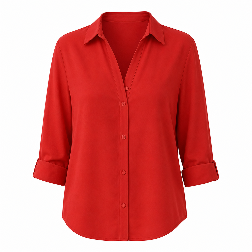 ✨👔 Women's Elegant Casual Long Sleeve Button-Down Blouse – Style and Comfort in One for Every Day✨
