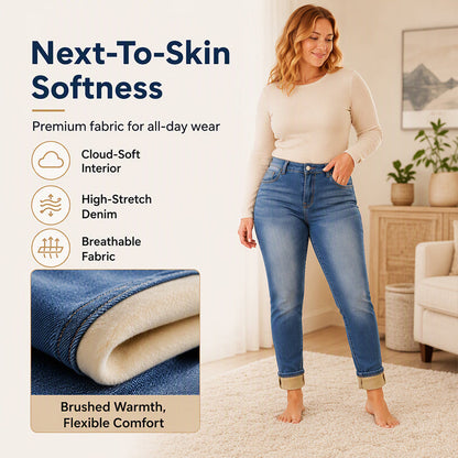 👖Casual & Versatile, Everyday Comfort✨ Women's Casual Stretchy High-Waisted Jeans – Versatile Design & Stretch Fabric ✨