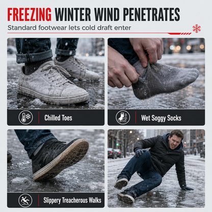 Women's High‑Top Winter Snow Boots, Waterproof Non‑Slip Tall Boots with Thick Plush Lining & Thick Sole for Outdoor Snowy Days👢