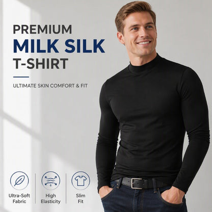 🔥Men's Slim Fit Mock Turtleneck Top