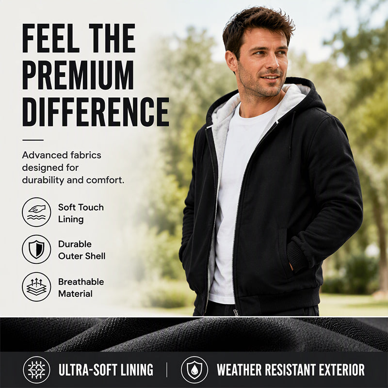 Men's Winter Warm Hooded Jacket