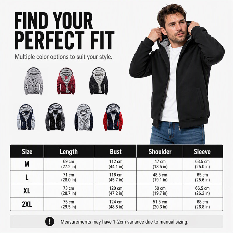 Men's Winter Warm Hooded Jacket