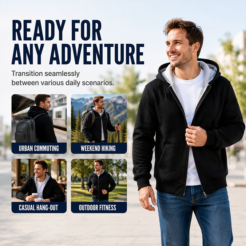 Men's Winter Warm Hooded Jacket
