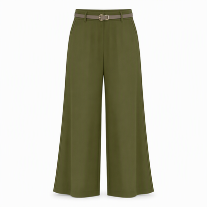 Women's Casual Wide Leg Suit Pants Autumn Winter Long Trousers