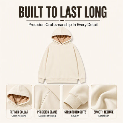 Men's Thickened Sherpa-Lined Hoodie