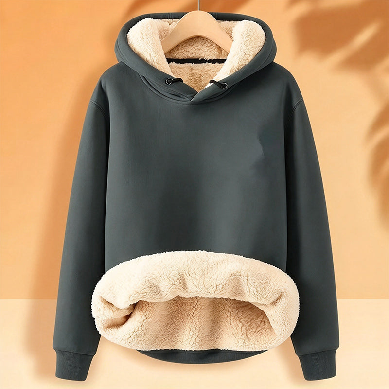 Men's Thickened Sherpa-Lined Hoodie