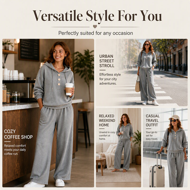 💖Women's Casual Hoodie and Lounge Pants Set