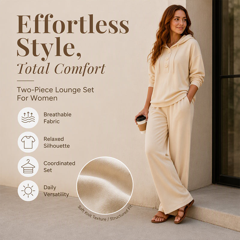 💖Women's Casual Hoodie and Lounge Pants Set